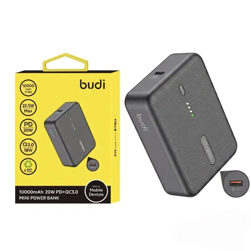 پاوربانک بودی PD و QC3.0 و فست 10000mAh 20W مدل PB097B