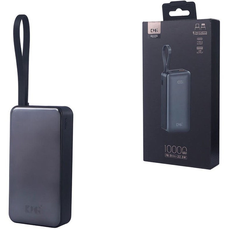 پاور بانک فست شارژ کی پی جی KPG-109 QC3.0 PD 22.5W ظرفیت 10000 میلی آمپر ساعت