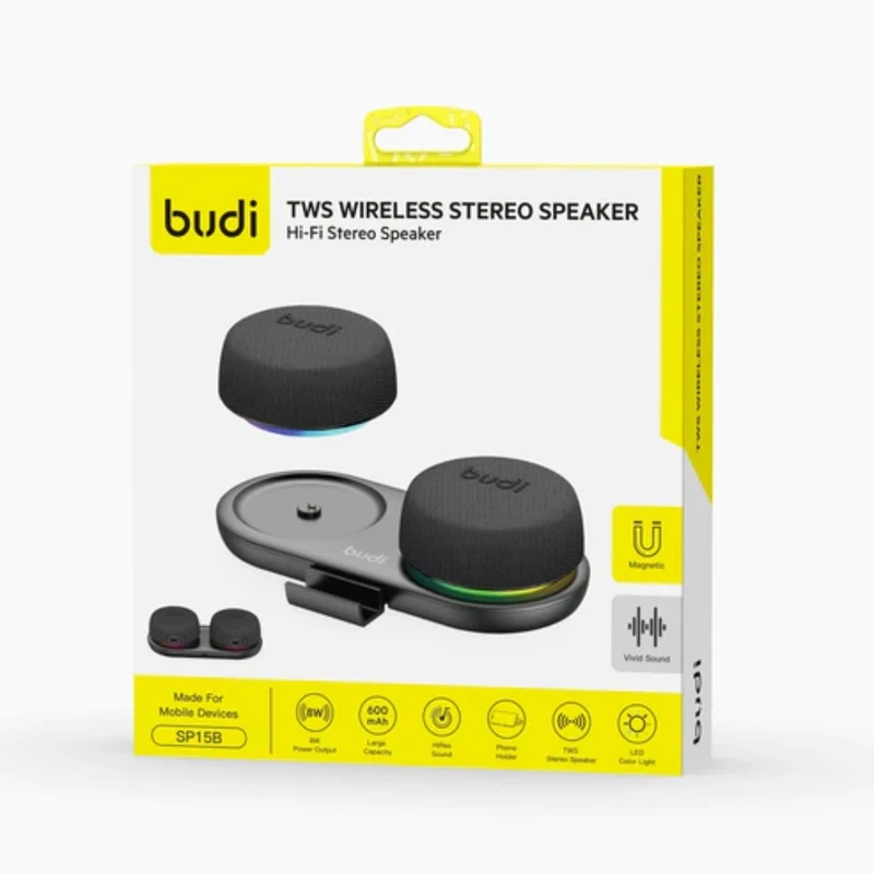 اسپیکر بلوتوثی قابل حمل بودی مدل Budi SP15B
